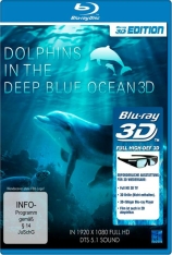 深蓝色海洋里的海豚 3D  深海精灵 | Dolphins in the Deep Blue Ocean 